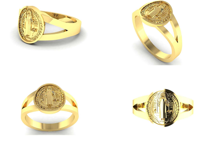 St Benedict Fashion Ring